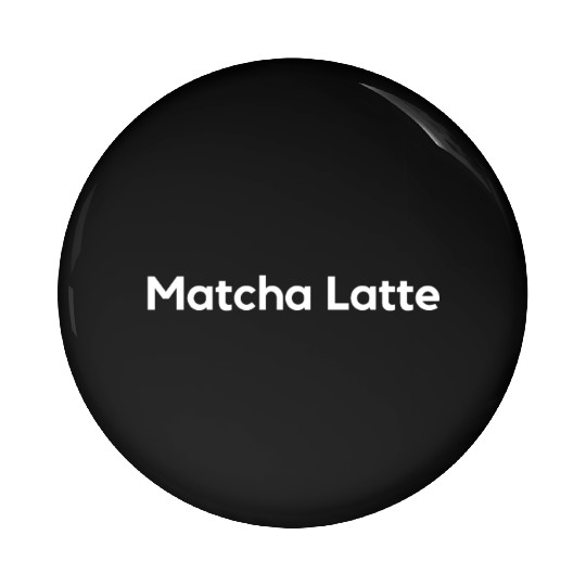 Matcha Latte Pin Buttons
