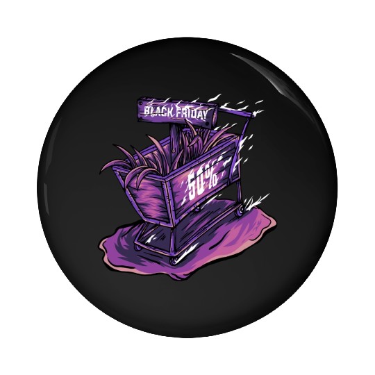 Trolley Black Friday Pin Buttons