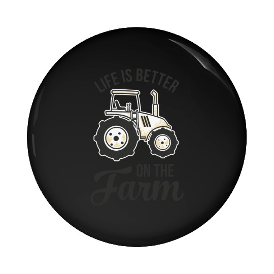 Countrylife As A Farmer Tractor Pin Buttons