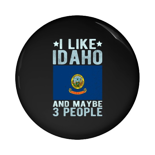Idaho Flag US State Pin Buttons