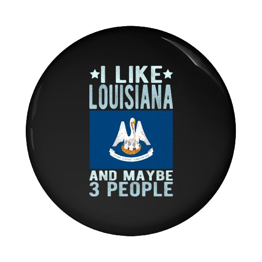 Louisiana Flag US State Pin Buttons