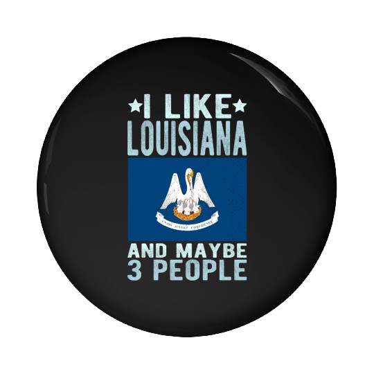 Louisiana Flag US State Pin Buttons