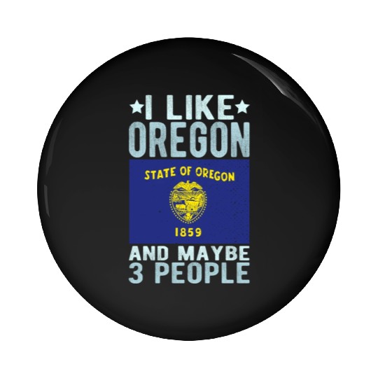 Oregon Flag US State Pin Buttons