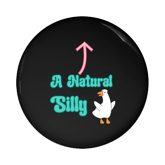 A Natural Silly Goose: Fun & Lighthearted Design Pin Buttons