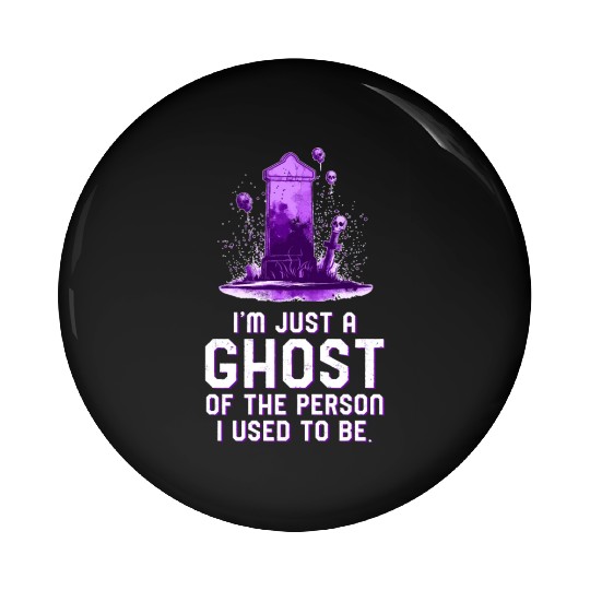 A Ghost Of Who I Used To Be Emo Unisex Pin Buttons