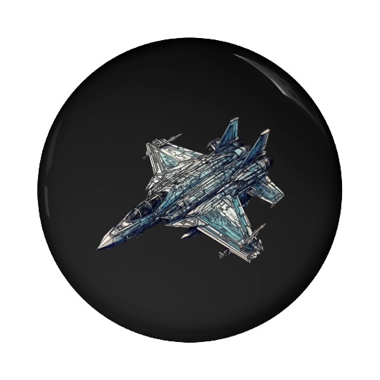 FIghter jet Pin Buttons