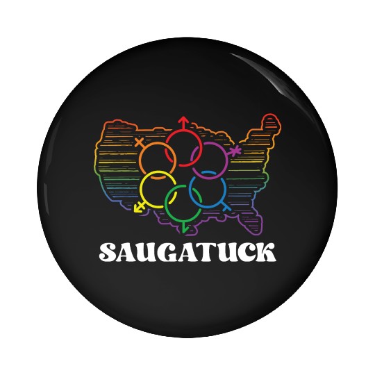 Saugatuck Pride Flag Pride Month LGBTQ Flag LGBT C Pin Buttons