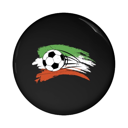 Ireland Irish Soccer Ball Flag Pin Buttons
