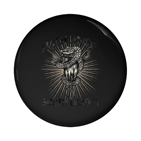 Badlands Us National Park South Dakota Bison Pin Buttons