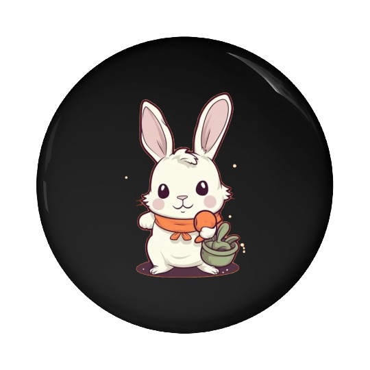 Rabbit Glasses Boys Girls Kids Easter Day Carrot Pin Buttons