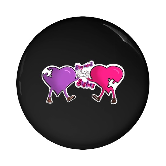 Stay weird Pin Buttons