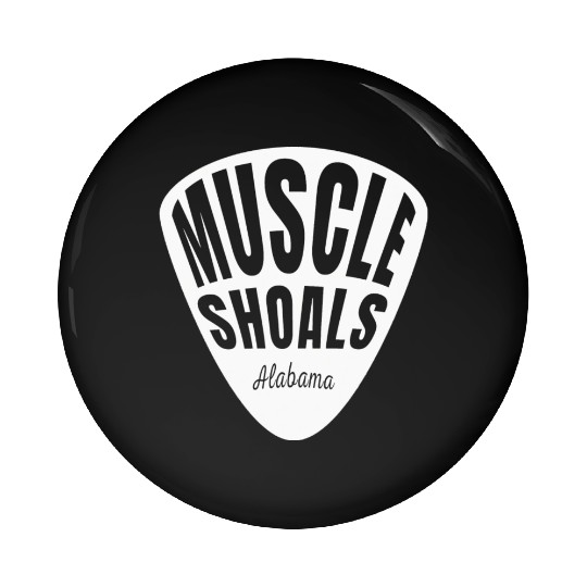 Muscle Shoals Albm Guitar Pick Music Recording Pin Buttons