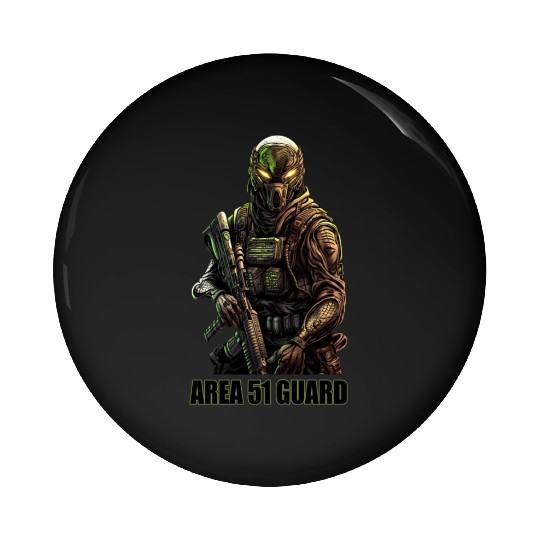 Area 51 Guard Pin Buttons