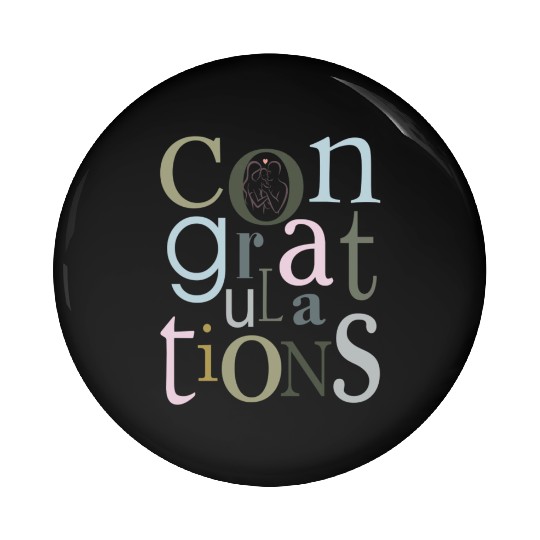 congratulations newborn baby Pin Buttons