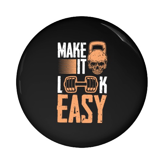 Bodybuilder Weights Gym Workout Fitness Training Pin Buttons