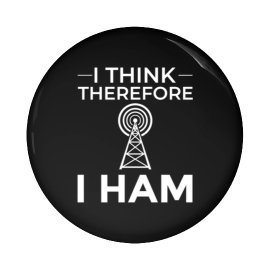 Ham Radio Amateur Radio nostalgia Pin Buttons