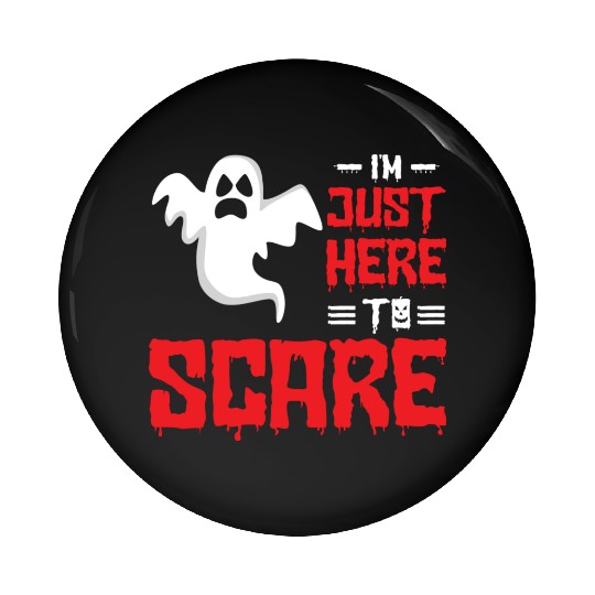 Halloween Paranormal Ghost Hunters Horror Fans Pin Buttons