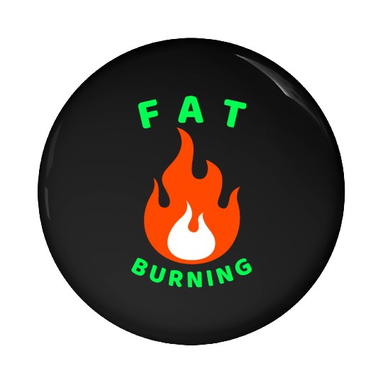 Fat Burning Gym Workout Pin Buttons