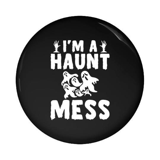 Halloween Paranormal Ghost Hunters Horror Fans Pin Buttons