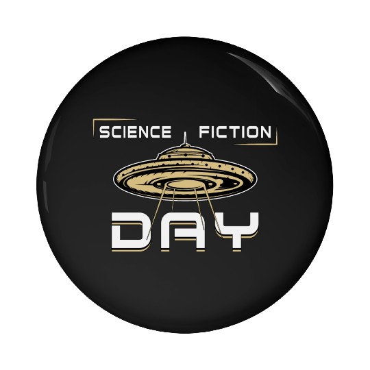 Space Galaxy Science Fiction Day Stars Pin Buttons