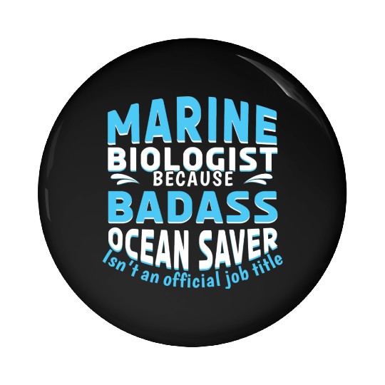 Save Nature Oceans Day Earth Day Marine Biologist Pin Buttons