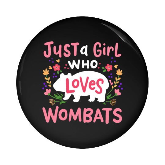 Wombat Australian Wombat Lover Pin Buttons