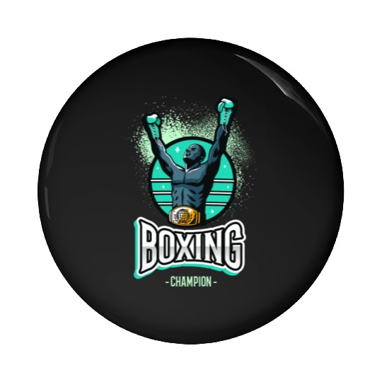 Boxing Champion | Championship Winner Fighter Pin Buttons