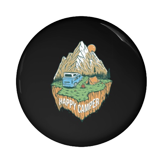 Happy Camper Explore The Nature Pin Buttons