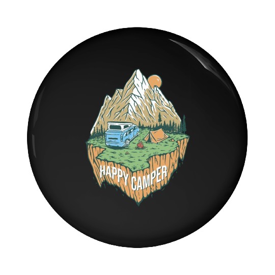 Happy Camper Explore The Nature Pin Buttons