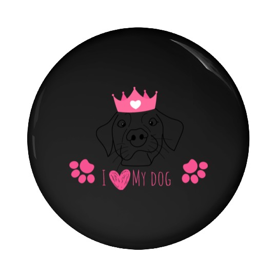DOG LOVE Pin Buttons