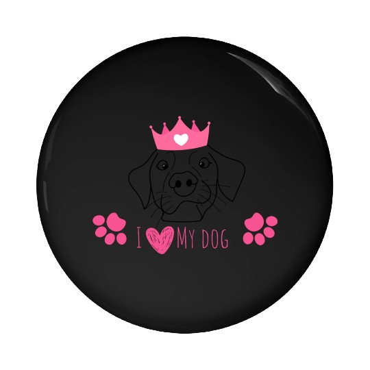 DOG LOVE Pin Buttons
