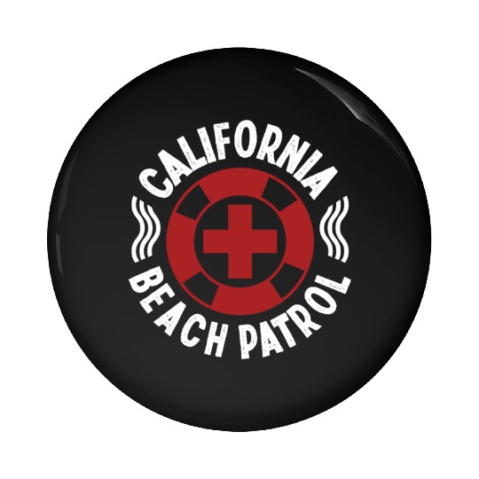Lifeguard california beach patrol pool guard Pin Buttons