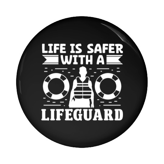 Life safer with lifeguard swimming pool guard Pin Buttons