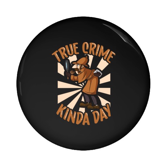 True Crime Murder Spy Crime Interest Gift Idea Pin Buttons