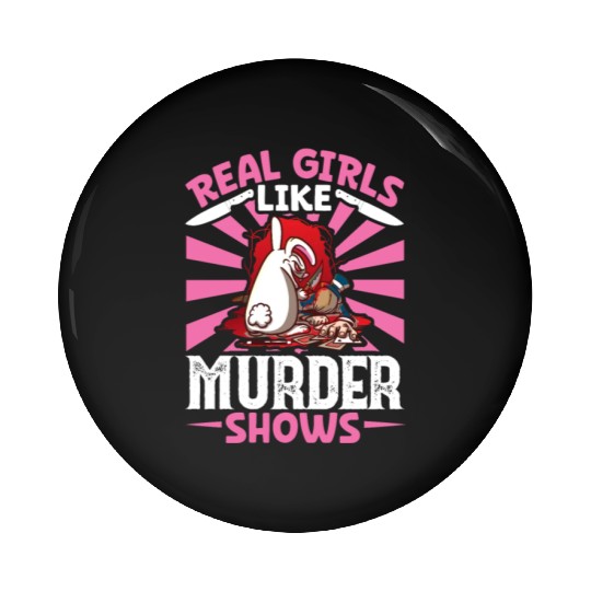 True Crime Murder Spy Crime Interest Gift Idea Pin Buttons