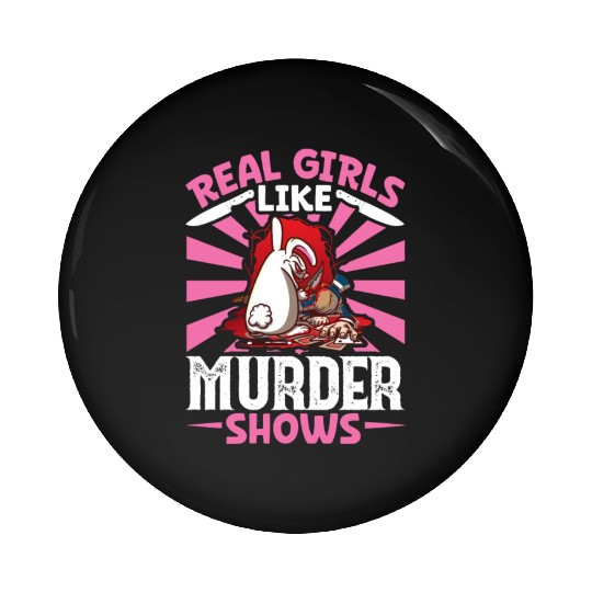 True Crime Murder Spy Crime Interest Gift Idea Pin Buttons