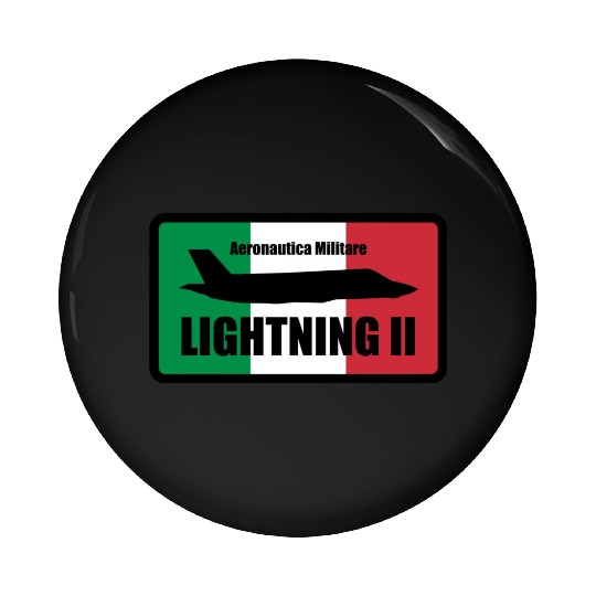 Italian F35 Lightning Small logo trending Pin Buttons