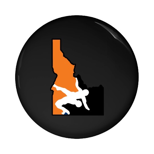 Idaho Wrestling (State Colors) Pin Buttons