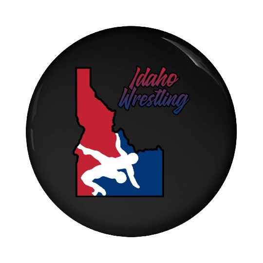 Idaho Wrestling (USA Colors) Pin Buttons