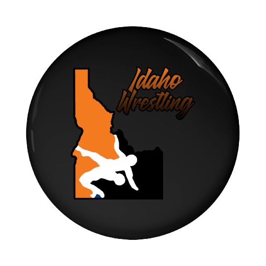 Idaho Wrestling (State Colors) Pin Buttons