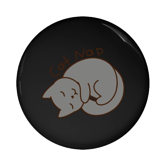 Cat Nap Pin Buttons