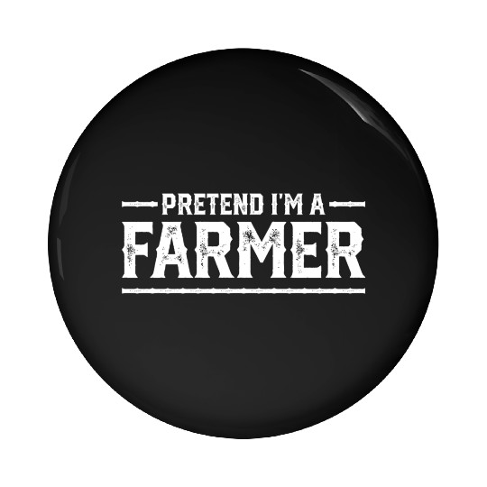 Farmer Easy Costume Pin Buttons
