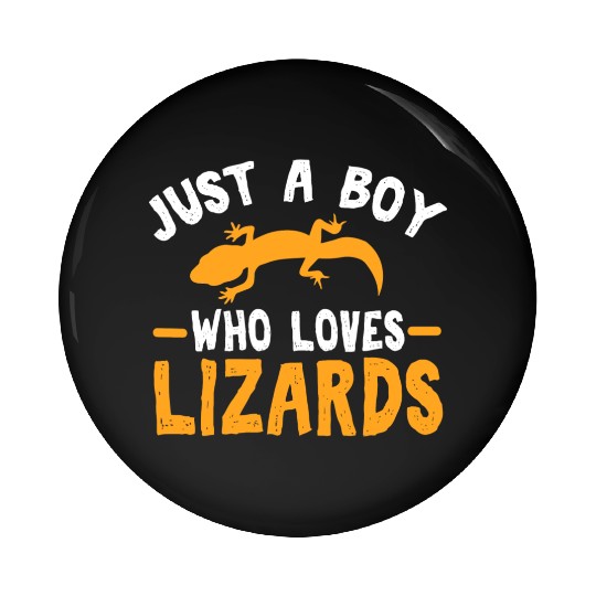 Lizard Lizard Lover Pin Buttons