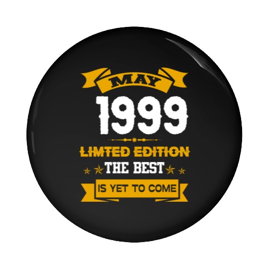May 1999 Birthday Surprise Pin Buttons