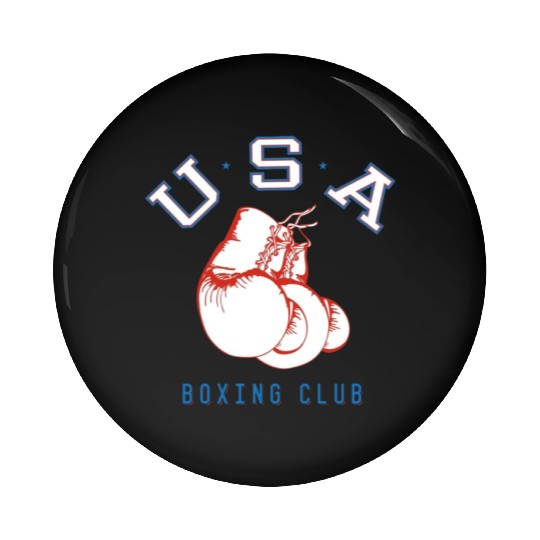 USA Boxing Club Pin Buttons