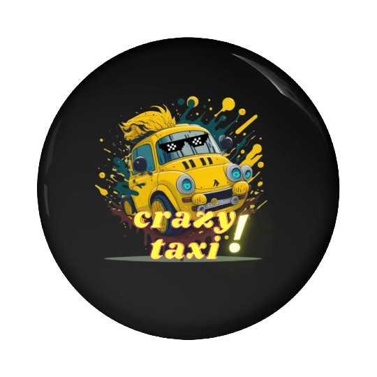 crazy taxi Pin Buttons