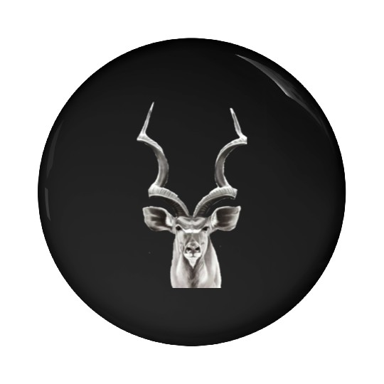 The African Greater Kudu Pin Buttons