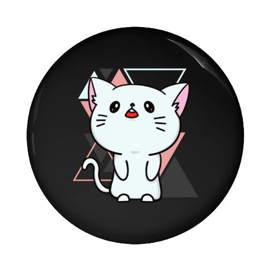 Cute little cat adorable kitty Kittenlove cat mom Pin Buttons