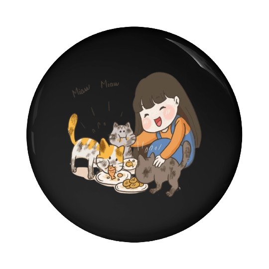 Crazy Cat Lady is My Destiny Pin Buttons