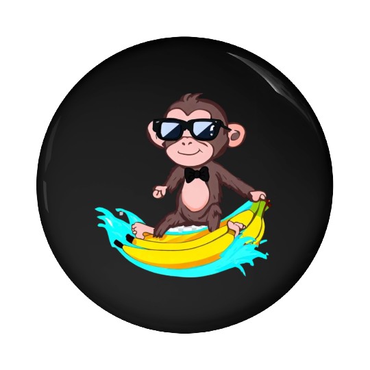 Funky Monkey Business Pin Buttons